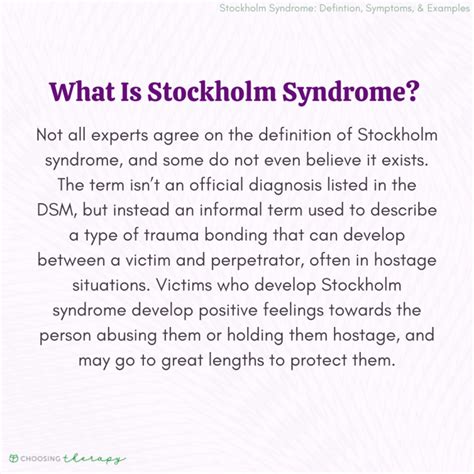stockholm syndrome tsrip|Stockholm Syndrome: Definition, Symptoms And How .